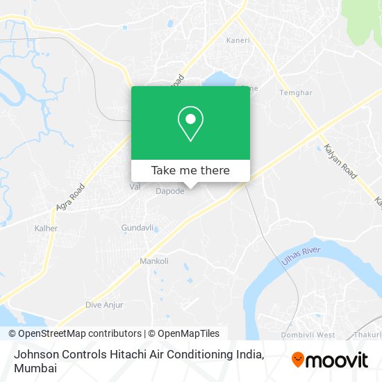 Johnson Controls Hitachi Air Conditioning India map