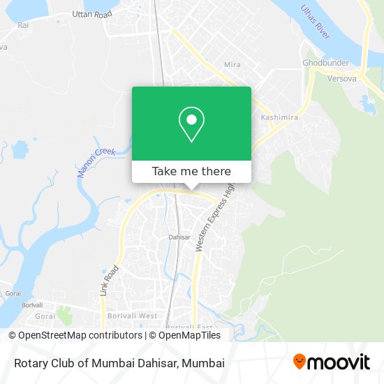 Rotary Club of Mumbai Dahisar map