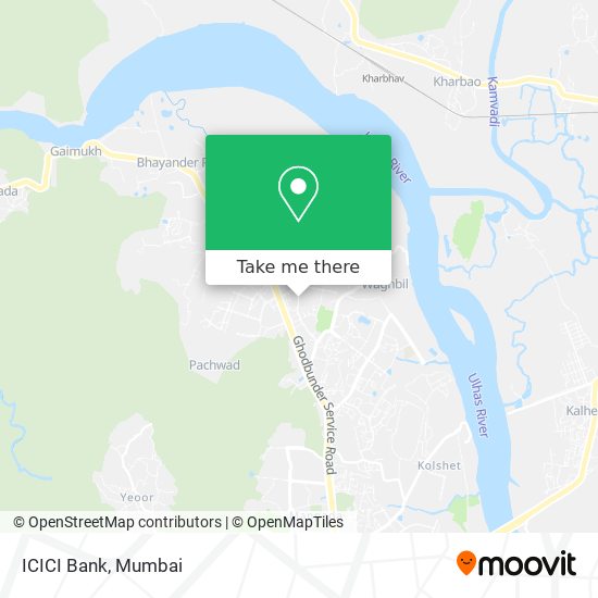 ICICI Bank map