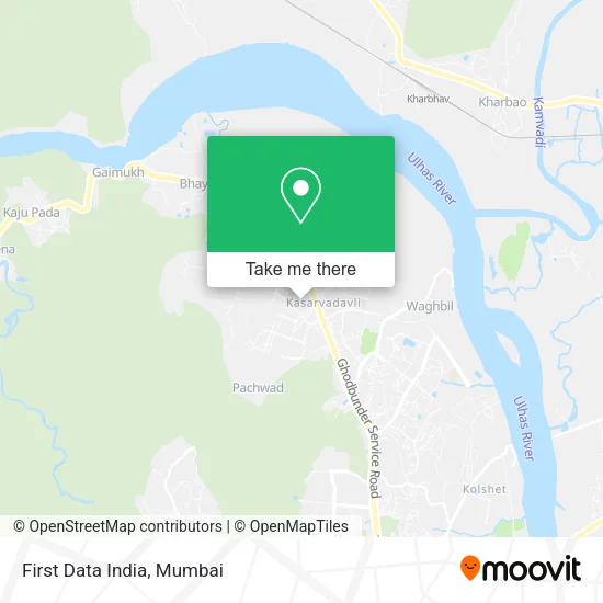 First Data India map