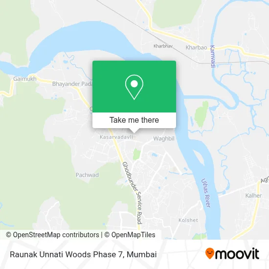Raunak Unnati Woods Phase 7 map