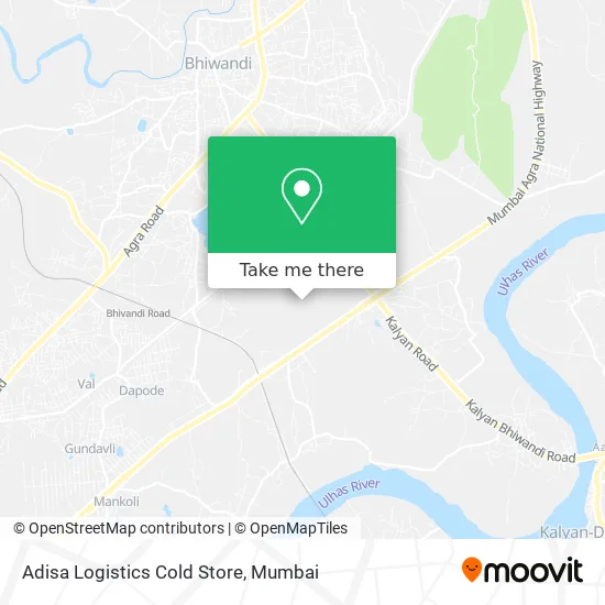 Adisa Logistics Cold Store map