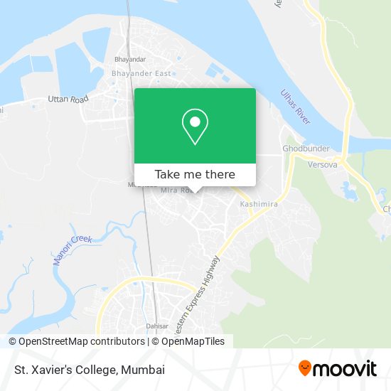 St. Xavier's College map