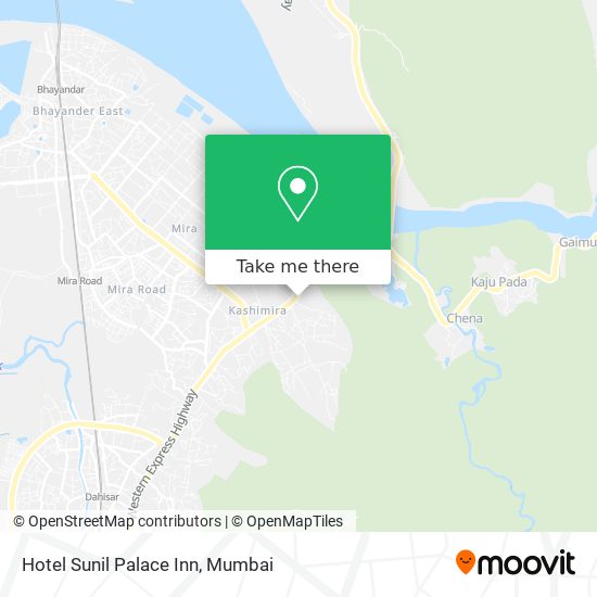 Hotel Sunil Palace Inn map