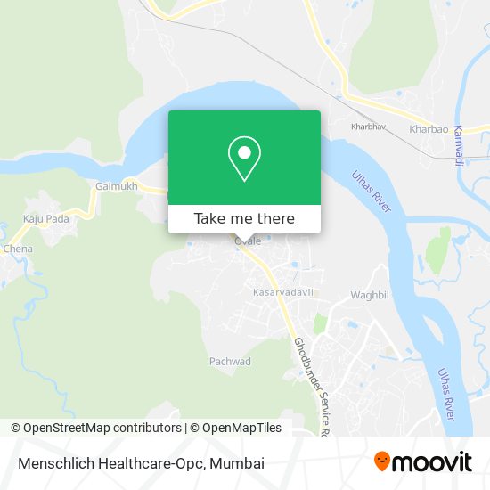 Menschlich Healthcare-Opc map