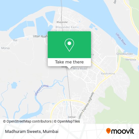 Madhuram Sweets map