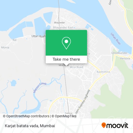 Karjat batata vada map