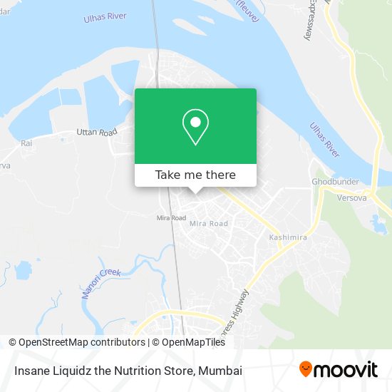 Insane Liquidz the Nutrition Store map