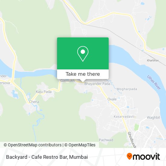 Backyard - Cafe Restro Bar map