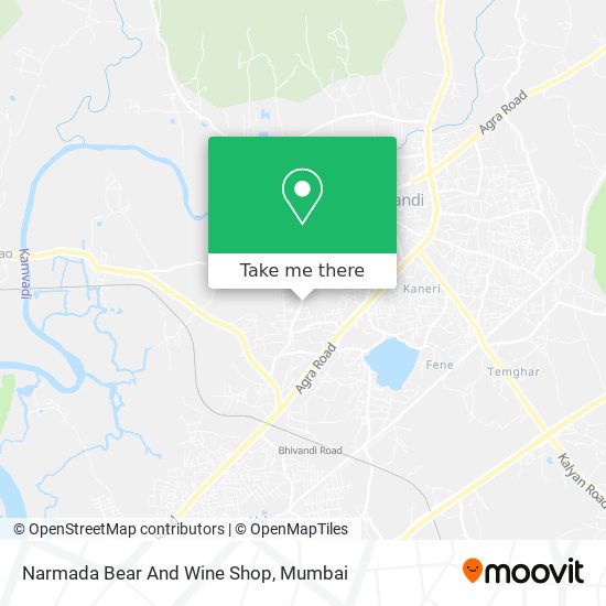 Narmada Bear And Wine Shop map