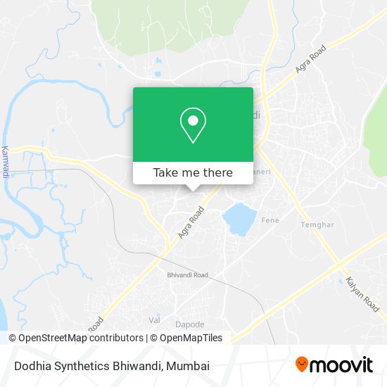 Dodhia Synthetics Bhiwandi map