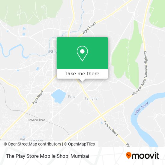 The Play Store Mobile Shop map