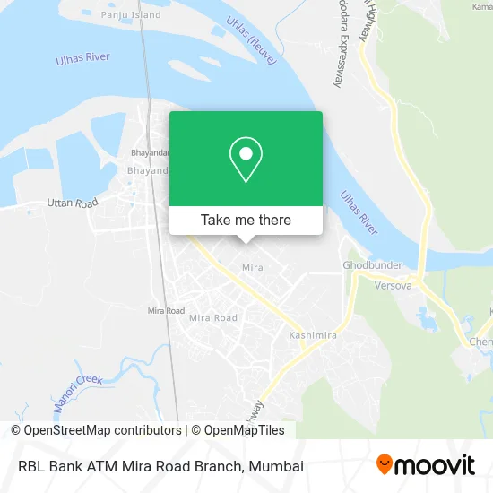 RBL Bank ATM Mira Road Branch map