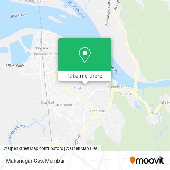 Mahanagar Gas map