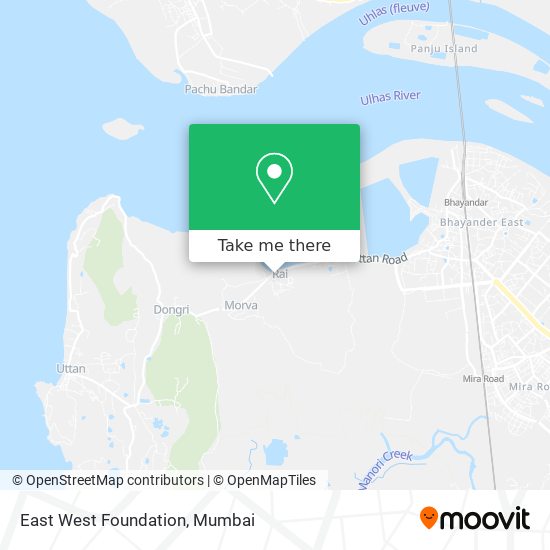 East West Foundation map