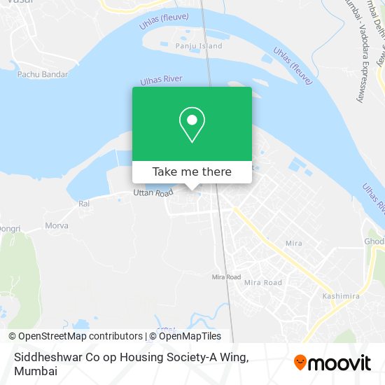 Siddheshwar Co op Housing Society-A Wing map