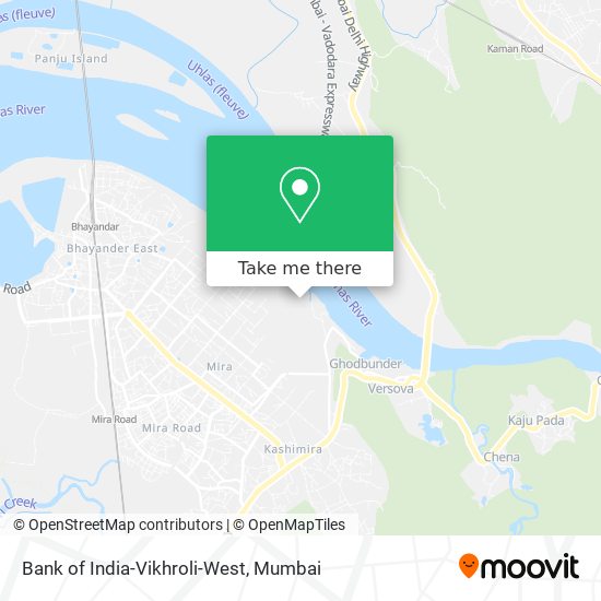 Bank of India-Vikhroli-West map