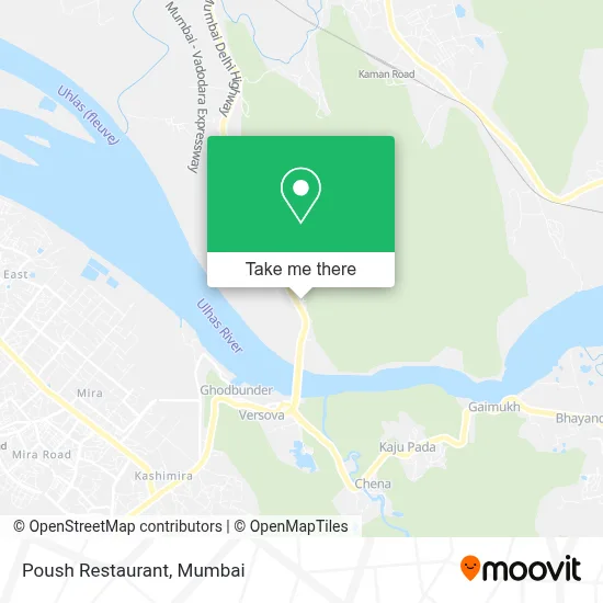 Poush Restaurant map