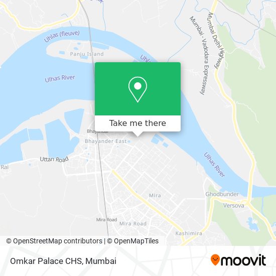 Omkar Palace CHS map