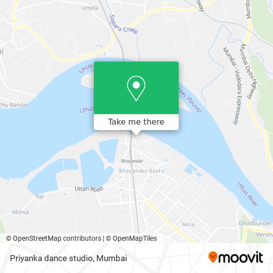 Priyanka dance studio map