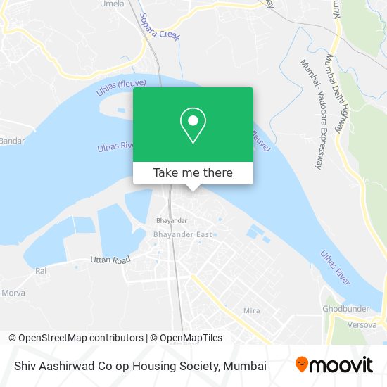Shiv Aashirwad Co op Housing Society map