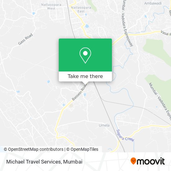 Michael Travel Services map