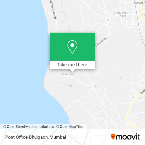 Post Office-Bhuigaon map