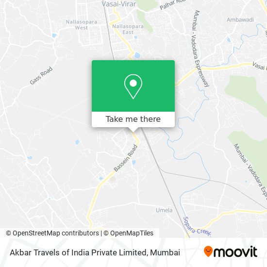 Akbar Travels of India Private Limited map