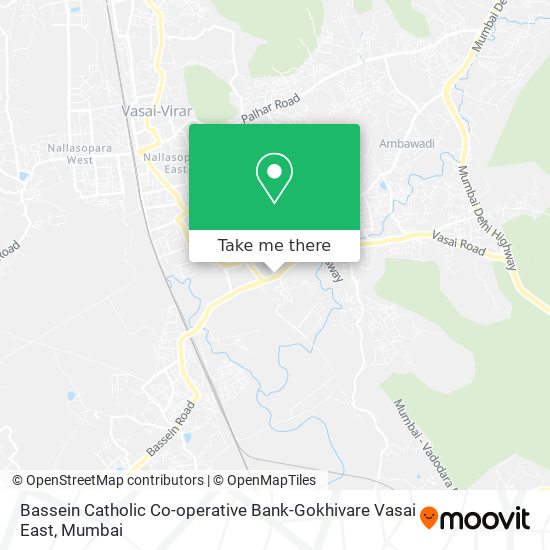 Bassein Catholic Co-operative Bank-Gokhivare Vasai East map