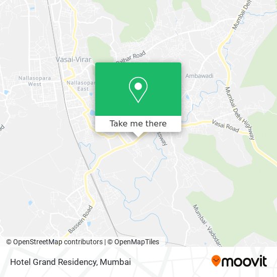 Hotel Grand Residency map