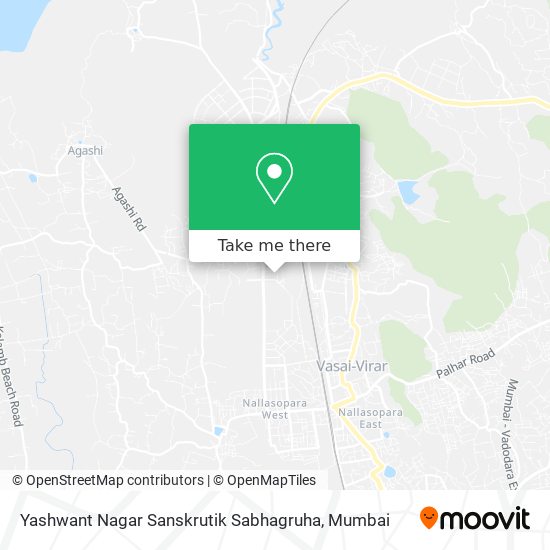 Yashwant Nagar Sanskrutik Sabhagruha map