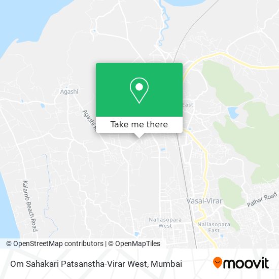 Om Sahakari Patsanstha-Virar West map