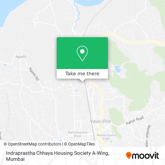 Indraprastha Chhaya Housing Society A-Wing map