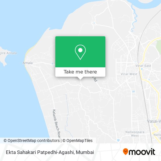 Ekta Sahakari Patpedhi-Agashi map