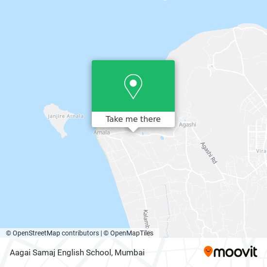 Aagai Samaj English School map