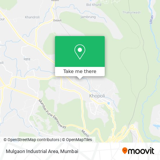 Mulgaon Industrial Area map