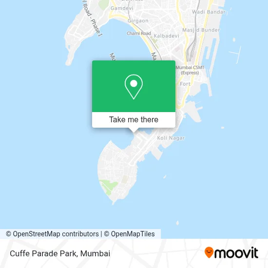 Cuffe Parade Park map