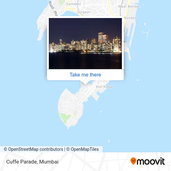 Cuffe Parade map
