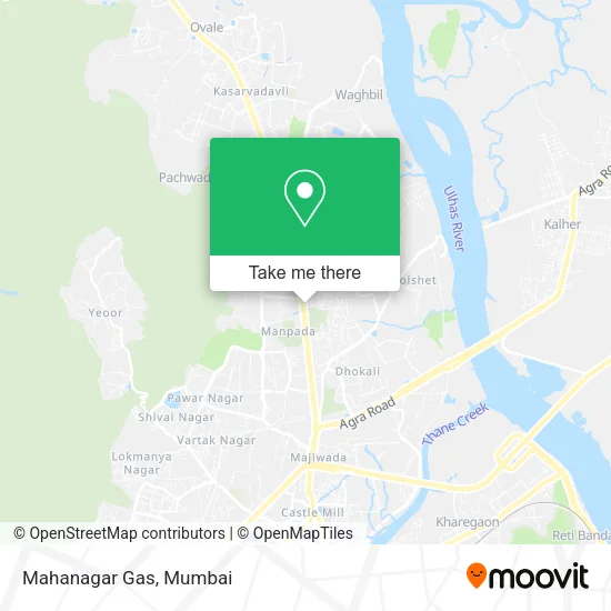 Mahanagar Gas map