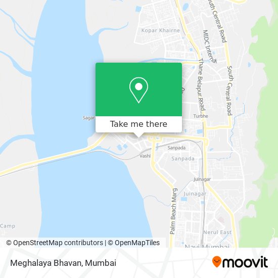 Meghalaya Bhavan map