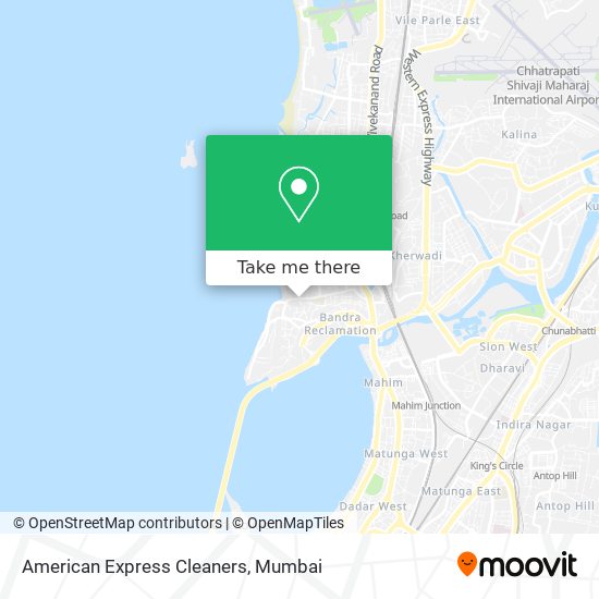 American Express Cleaners map