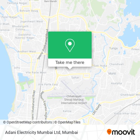 Adani Electricity Mumbai Ltd map