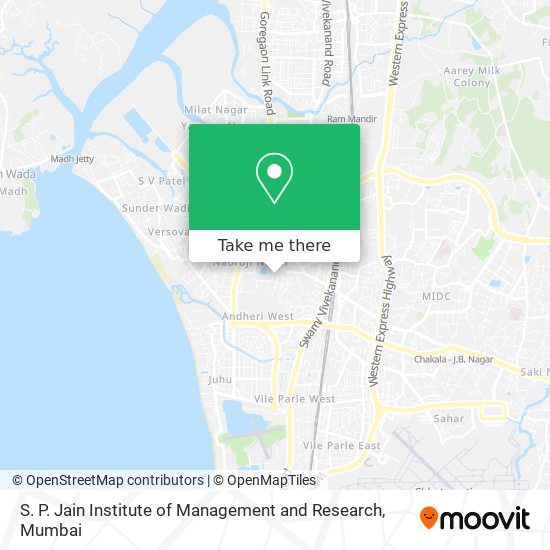 S. P. Jain Institute of Management and Research map
