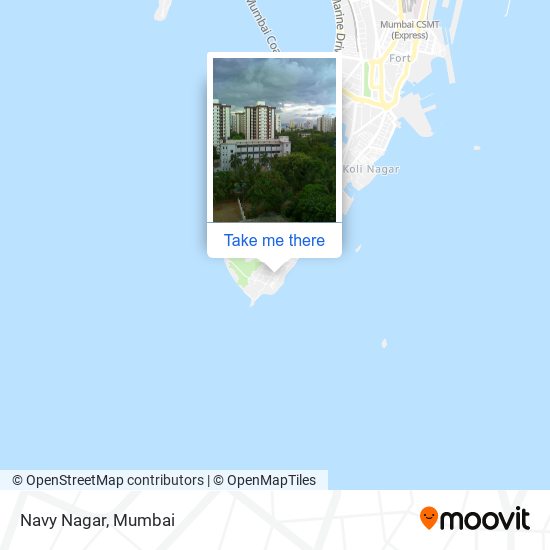 Navy Nagar map