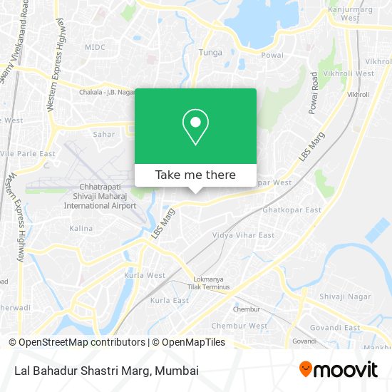 Lal Bahadur Shastri Marg map