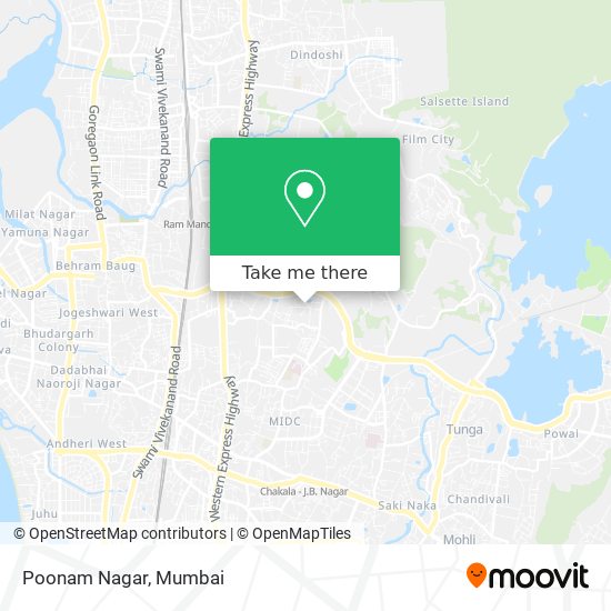 Poonam Nagar map