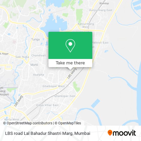 LBS road Lal Bahadur Shastri Marg map