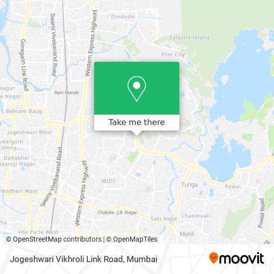 Jogeshwari Vikhroli Link Road map