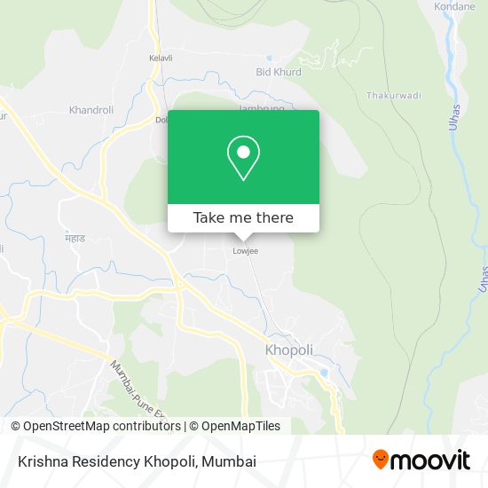 Krishna Residency Khopoli map