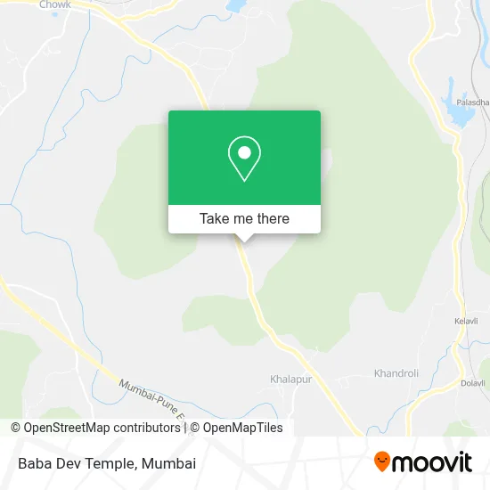 Baap Dev Temple map